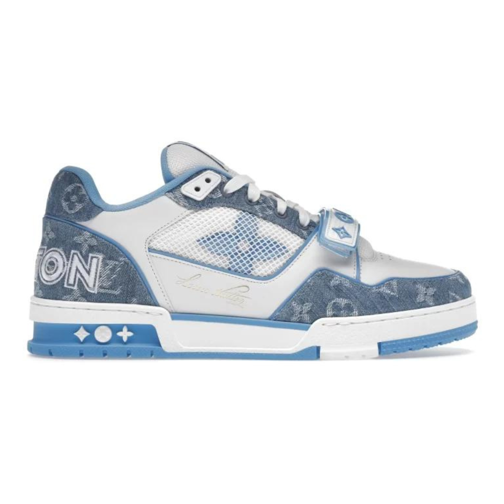Louis Vuitton Trainer Velcro Stripe Monogram Denim