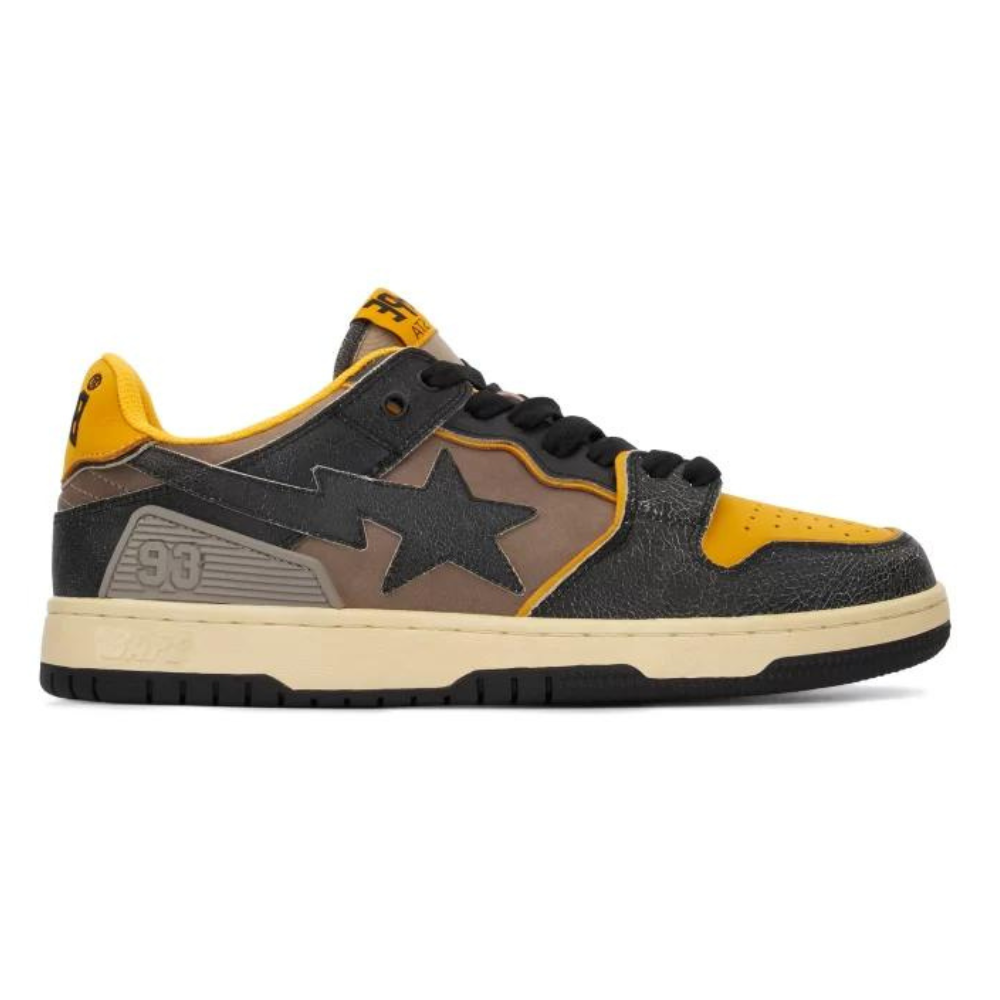 Bape Sta Sk8 Grey Mustard Yellow
