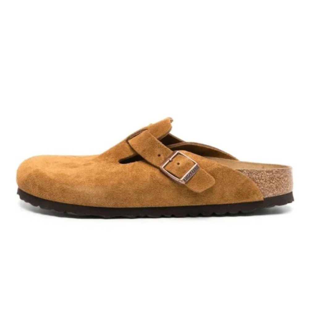 Birkenstock Boston Tan Suede