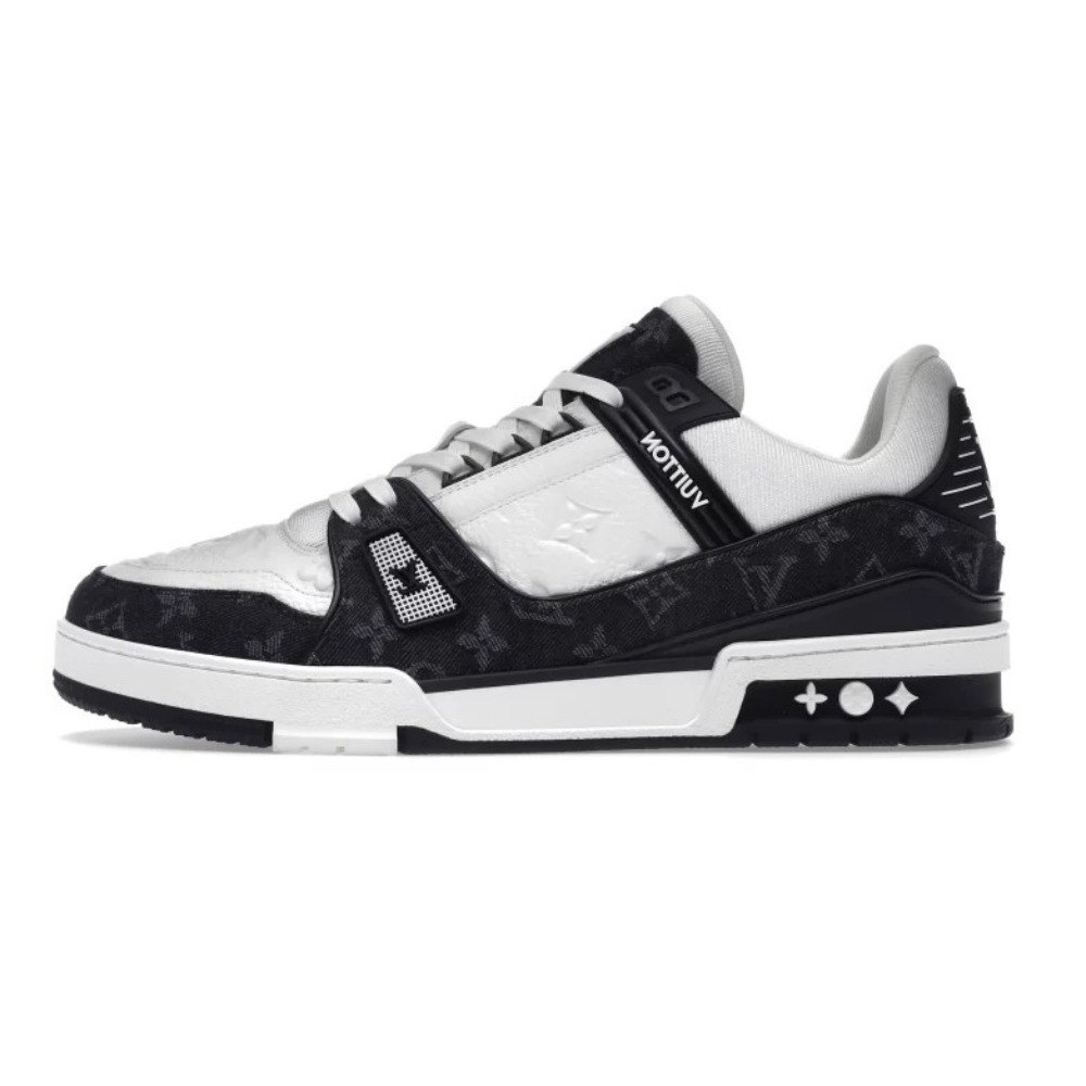 Louis Vuitton Trainer White Black White