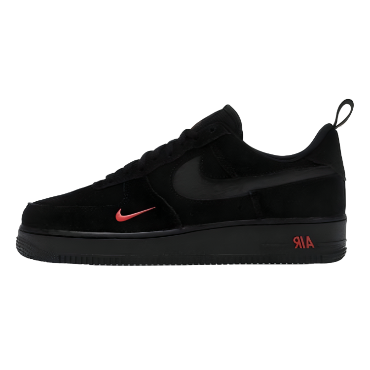 Nike Air Force 1 Low Multi-Swoosh Black/Crimson