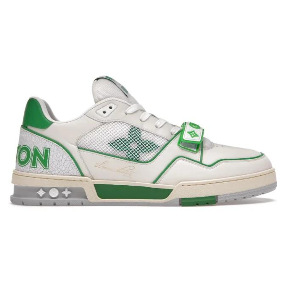 Louis Vuitton Trainer Stripe White Green