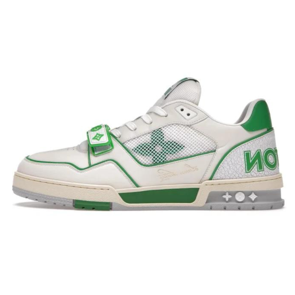 Louis Vuitton Trainer Stripe White Green