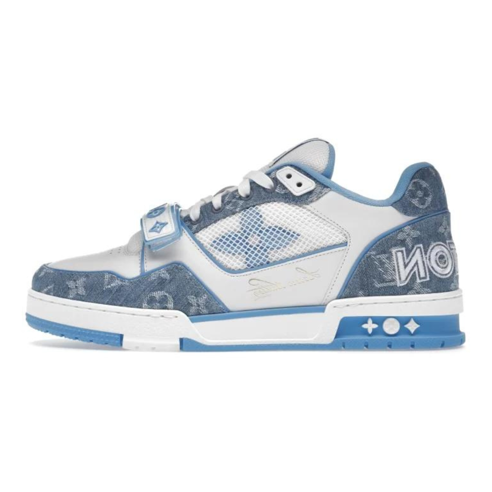 Louis Vuitton Trainer Velcro Stripe Monogram Denim