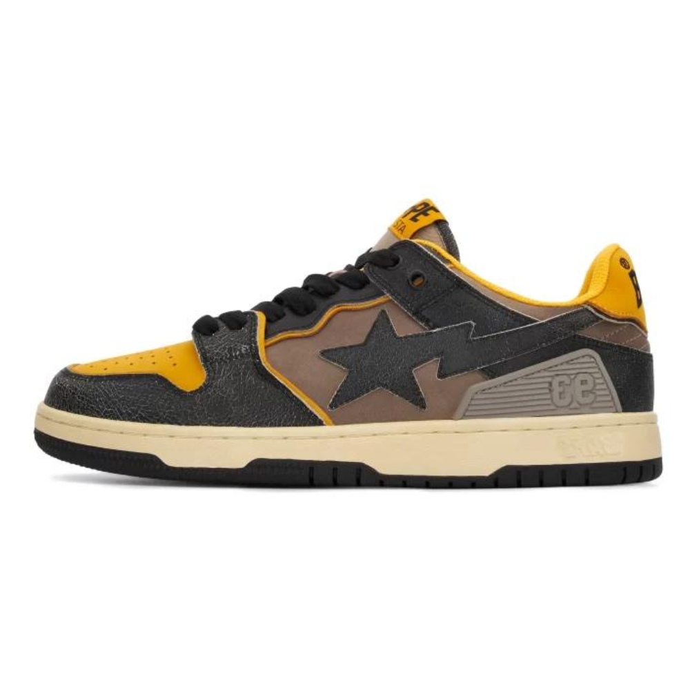 Bape Sta Sk8 Grey Mustard Yellow