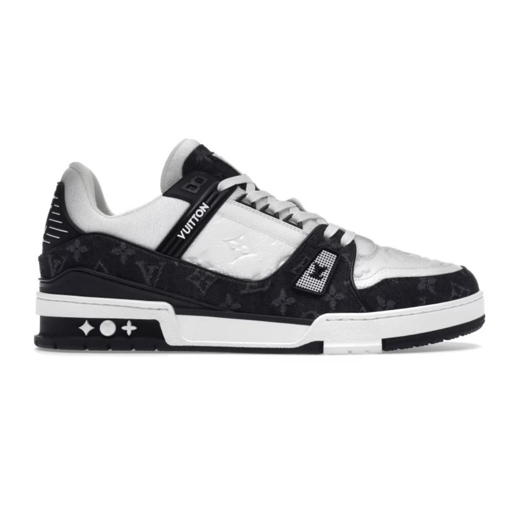 Louis Vuitton Trainer White Black White