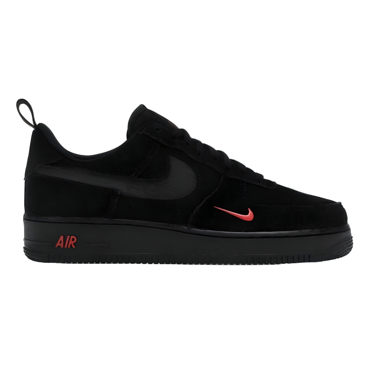 Nike Air Force 1 Low Multi-Swoosh Black/Crimson