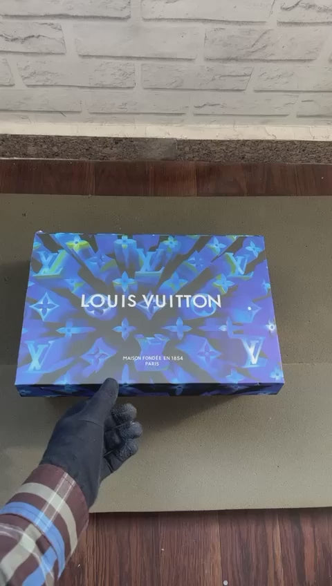 Louis Vuitton Trainer Velcro Stripe Monogram Denim