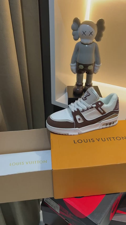 Louis Vuitton Street Style Trainer Mocha