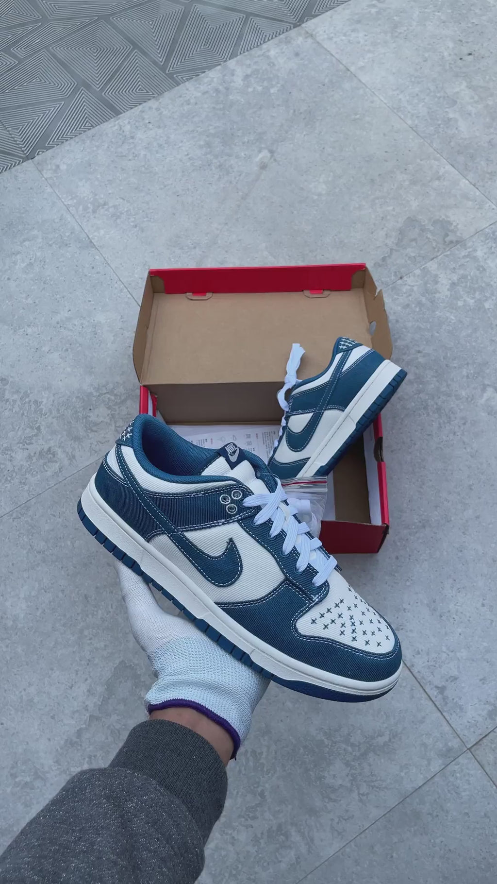 Nike Dunk Low Shashiko Industrial Blue