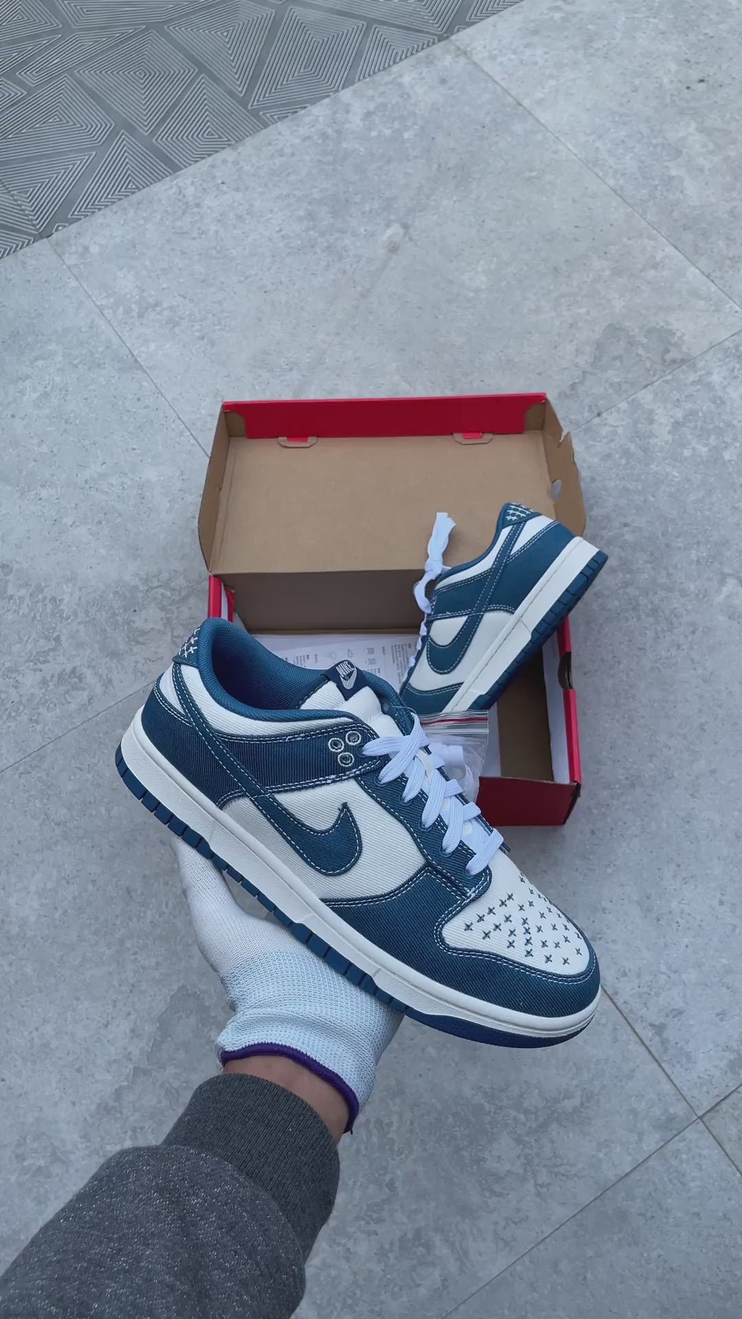 Nike Dunk Low Shashiko Industrial Blue
