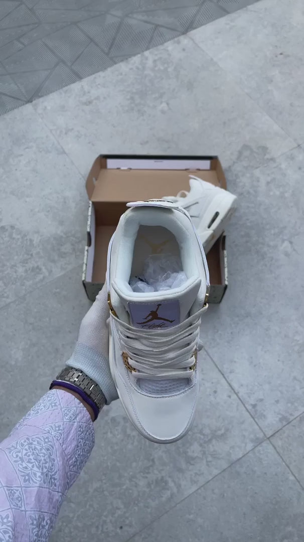 Nike Air Jordan 4 Metallic Gold