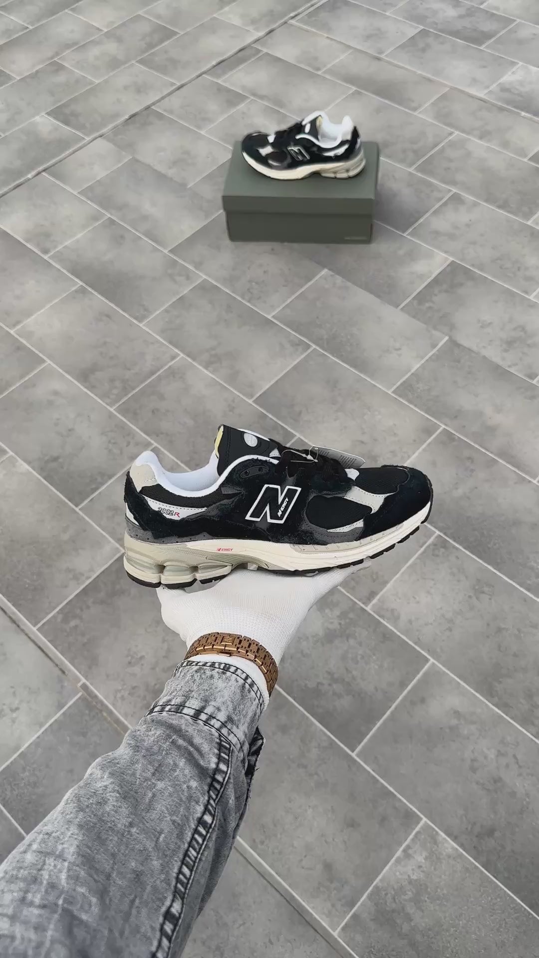 New Balance 2002R Protection Pack – Black Grey