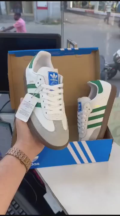 Adidas  Samba White Green
